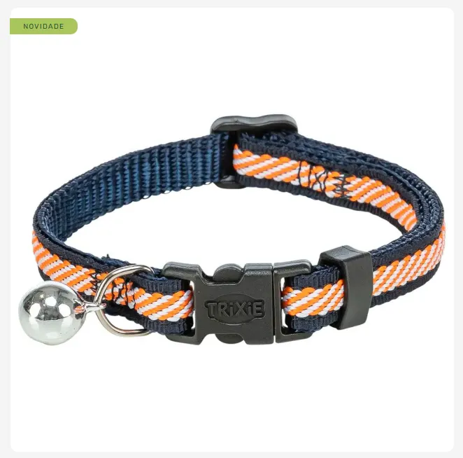 Trixie Coleira para Gato Riscas 20–30 cm × 10 mm