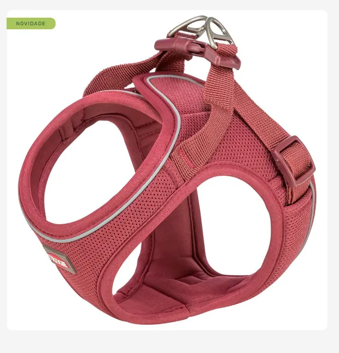 Trixie Peitoral "Urbanvest" (S-M) 53-56 cm / 20 mm (Vinho)