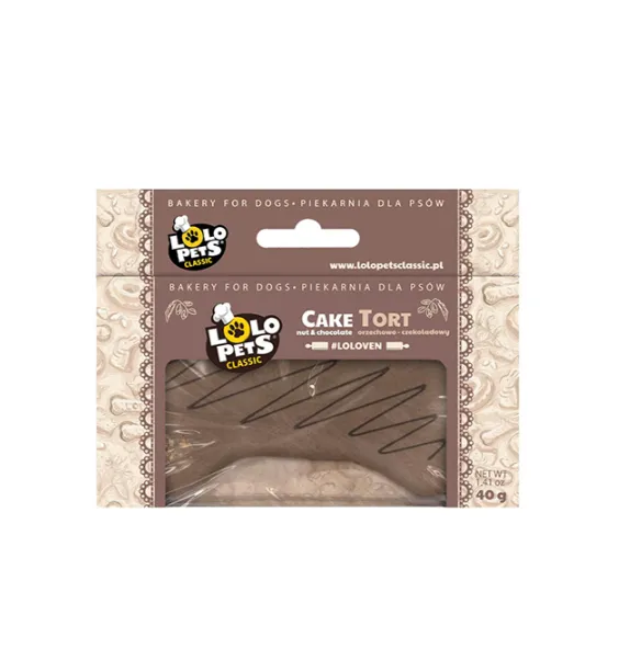 bolo para cao nozes e chocolate mini 40 g