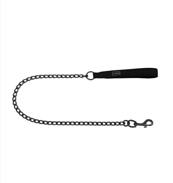 trela metalica gun c pega nylon 3,5mm 20mm 100cm preto