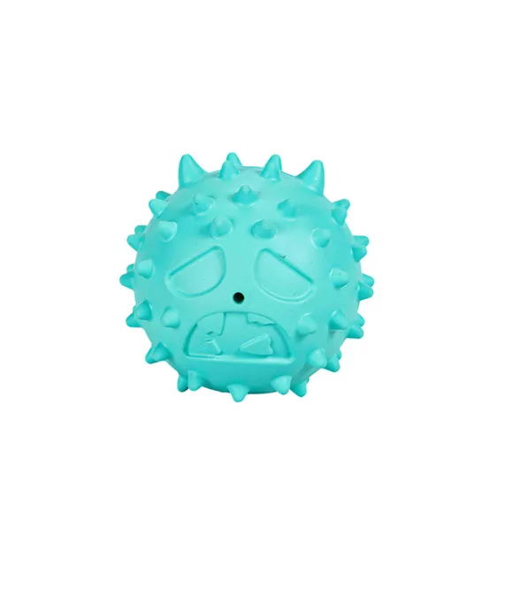 [F040620115] brinquedo borracha p snacks emoji turquesa 6,1 cm