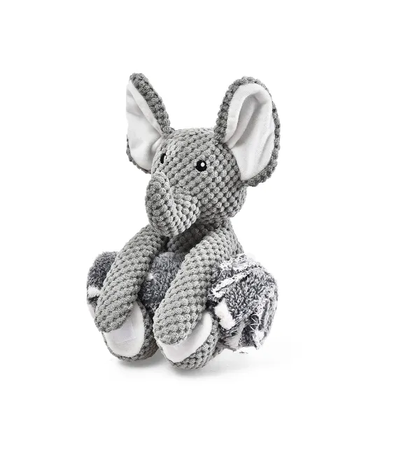brinquedo cao plush elephant 27x23 cm c manta 70x60 cm