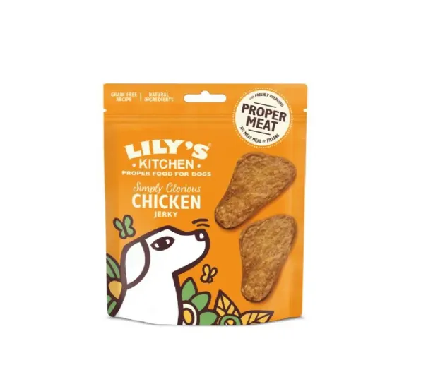 [12583079] Lily's Kitchen Chicken Jerky Snack para Cão 70 g