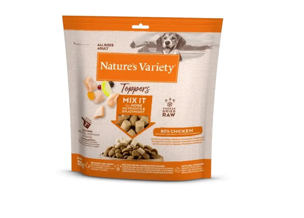 Nature's Variety Food Toppers Chicken Alimento Completo para Cão Adulto 120 g