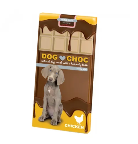 [015503820] Duvo+ Dog Choc Chicken Snack para Cão 100 g