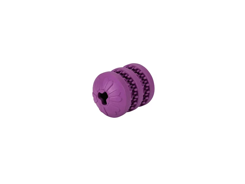 [F040580114] Brinquedo Borracha Snack Roller Violeta 8x6x6 CM