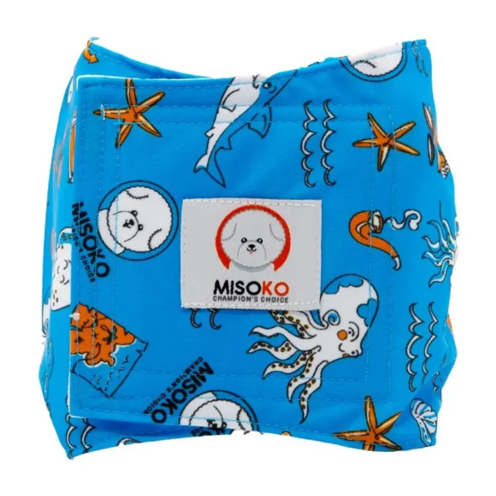 [MISK63954] Fraldas Reutilizaveis com Polvos, Blue, Size S
