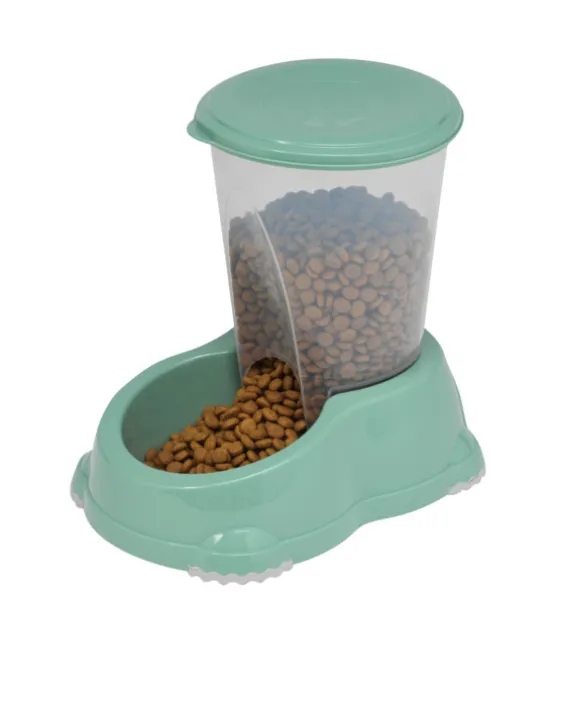 [MOD-H141-0378-0040] COMEDOURO "SMART SNACKER LARGE" - 1500ML / 23,2x15,3x21,6 CM - GREEN