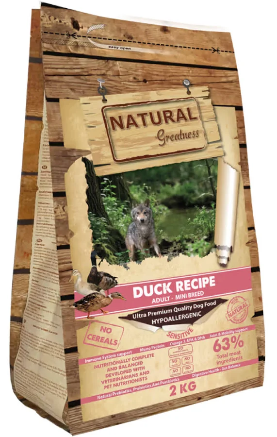 [NGD-UP-09-1] Natural Greatness Duck Sensitive Mini 2 kg