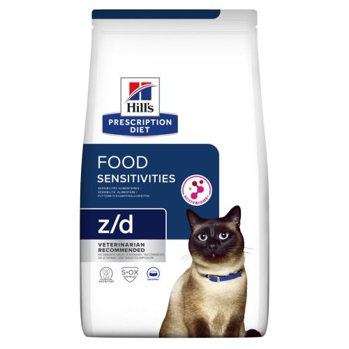 Hill's Prescription Diet z/d Sensibilidades Alimentares alimento seco para gato — Embalagem de 1,5 kg