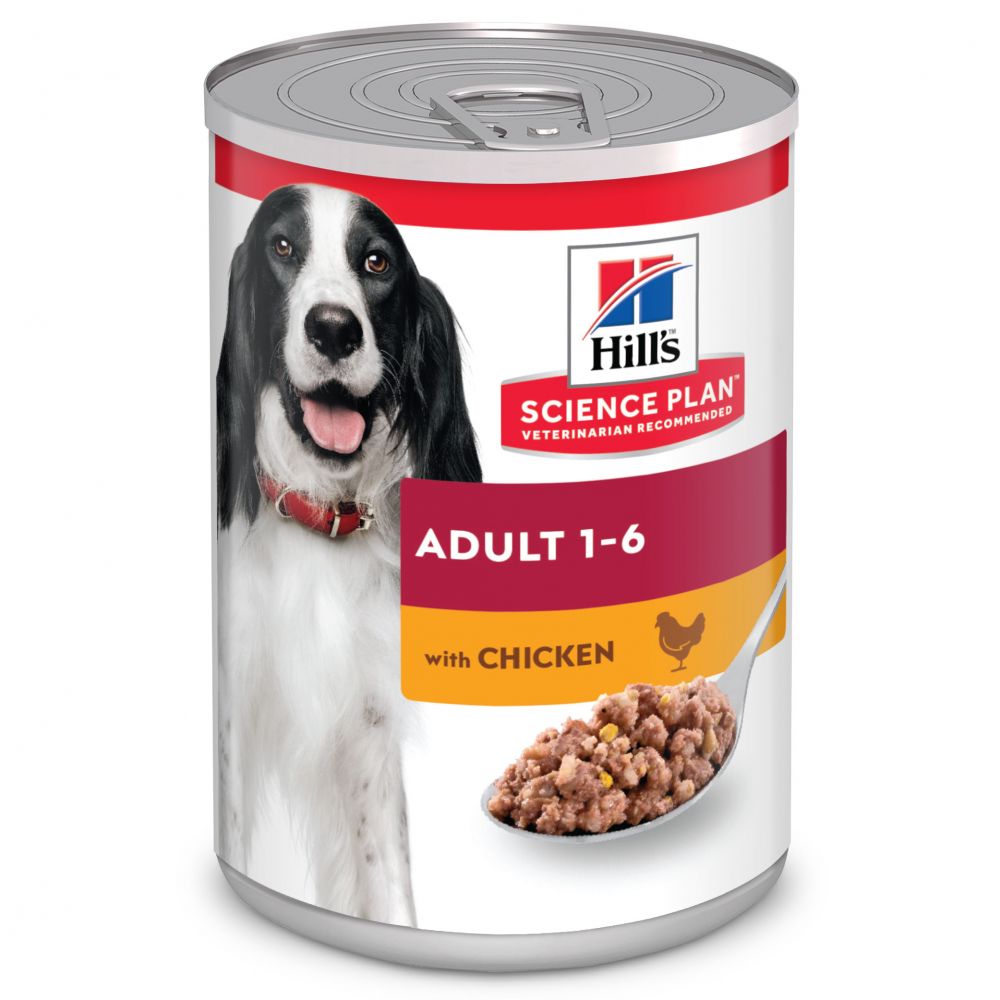Hill's Science Plan alimento húmido para cão adulto com Frango — Lata de 370 g