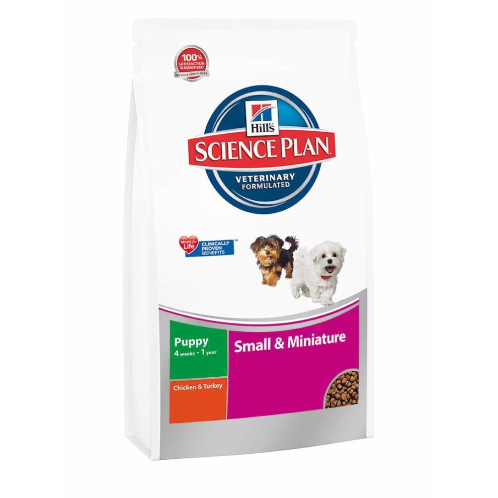 Hill's Science Plan alimento seco para cachorro de raça pequena e mini com Frango — Embalagem de para Cão 3 kg