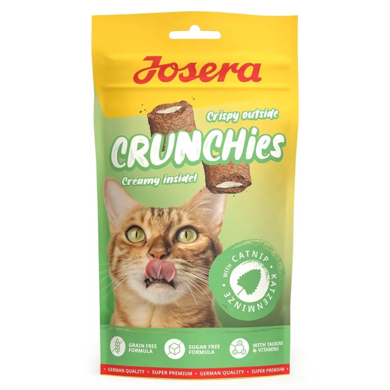 Josera - Snacks Crunchies com Recheio de Catnip para Gato 60g