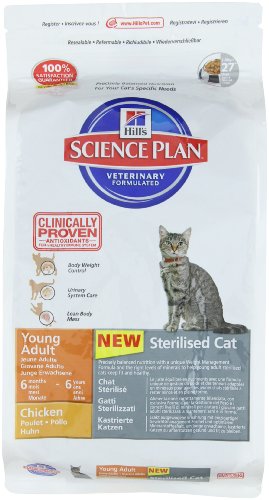 Hill's Science Plan Sterilised Cat alimento seco para gato adulto com frango - Embalagem de 1,5kg