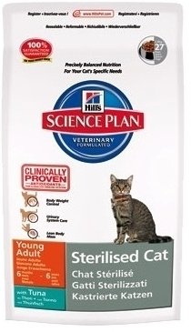 [604133] Hill's Science Plan Sterilised Cat alimento seco para gato adulto maturo com frango - Embalagem de 1,5kg