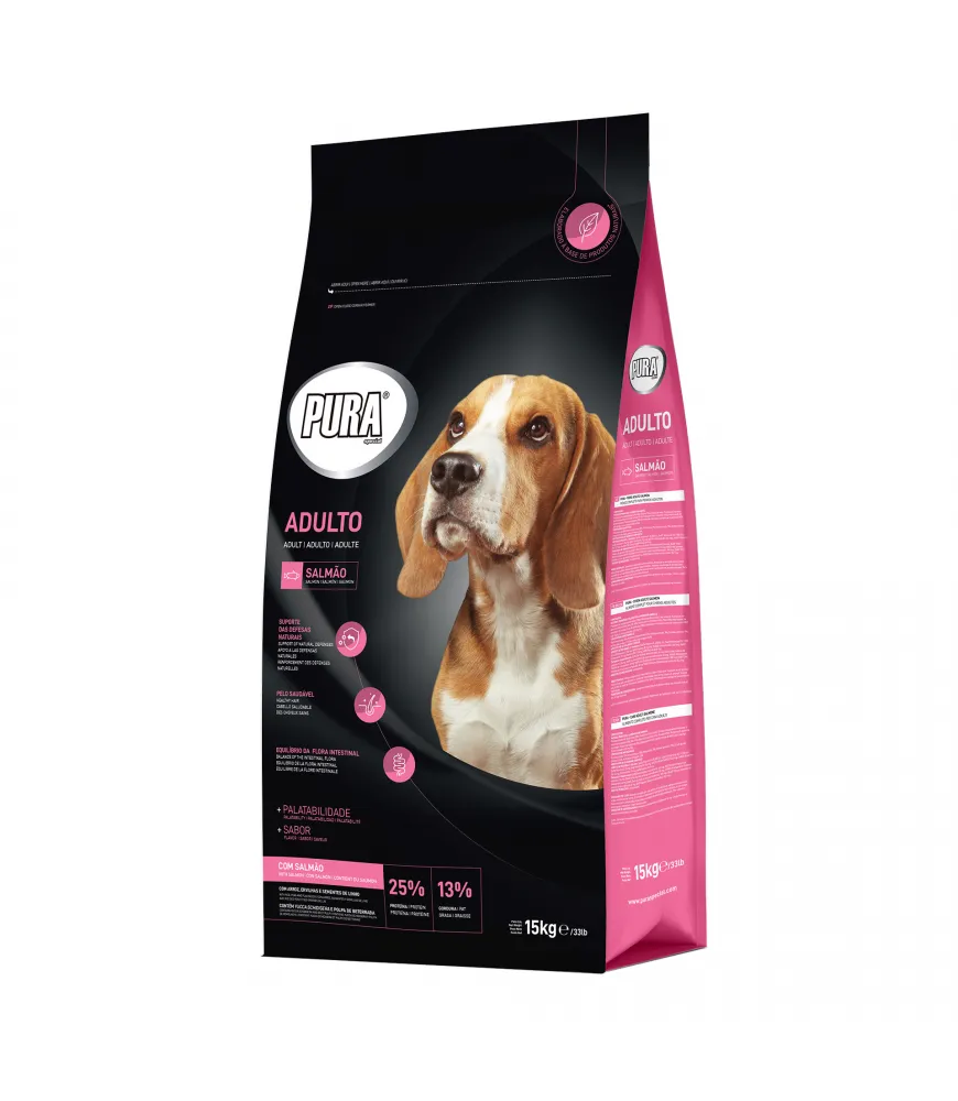 Alimento Cão Adulto Salmao Ração Seca 15 kg