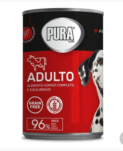 Pura Alimento Húmido para Cão com Vaca 400 g