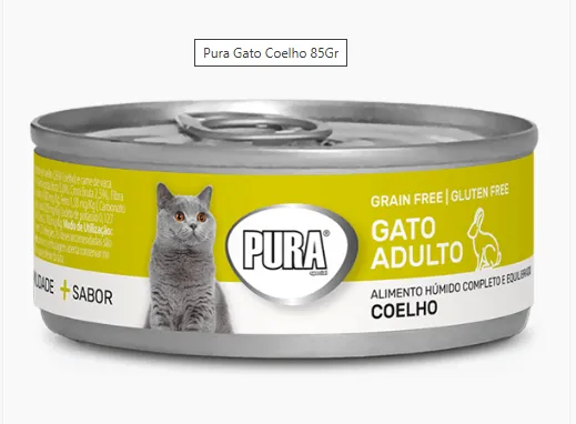 Coelho Alimento Húmido para Gato 85 g