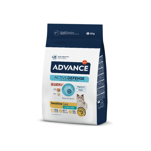 ADV CAT STERILIZED SENSITIVE SALMON 10 KG