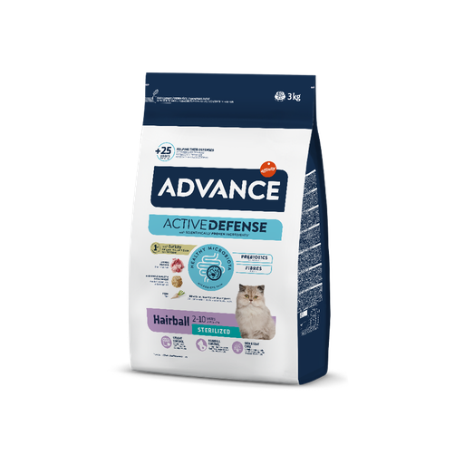 ADV CAT STERILIZED HAIRBALL 3 KG