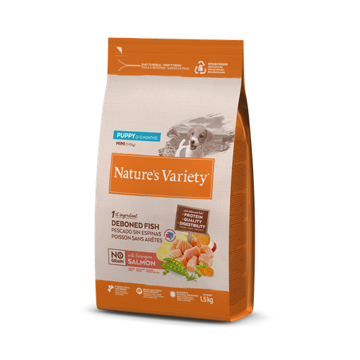 NV DOG NO GRAIN MINI PUPPY SALMON NOR 1,5KG