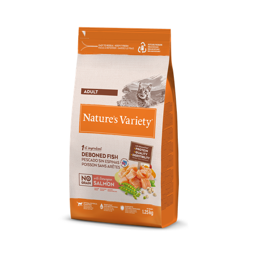 NV CAT NO GRAIN ADULT SALMON NOR 1,25KG