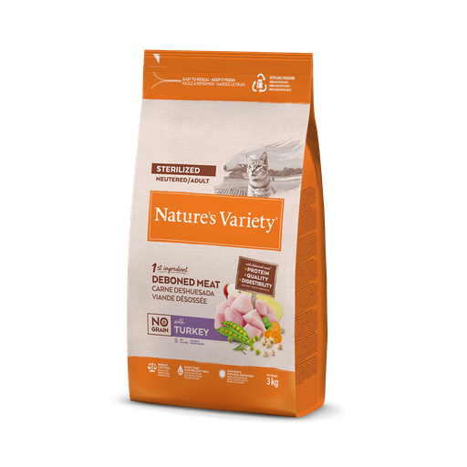 NV CAT NO GRAIN STERILIZED TURKEY 3KG