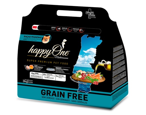 happyOne MEDITERRANEUM Small Breeds Sardine 3 kg