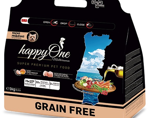 happyOne MEDITERRANEUM Small Breeds 3 kg