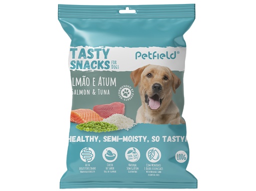 Petfield Tasty Snacks Salmon & Tuna 100g