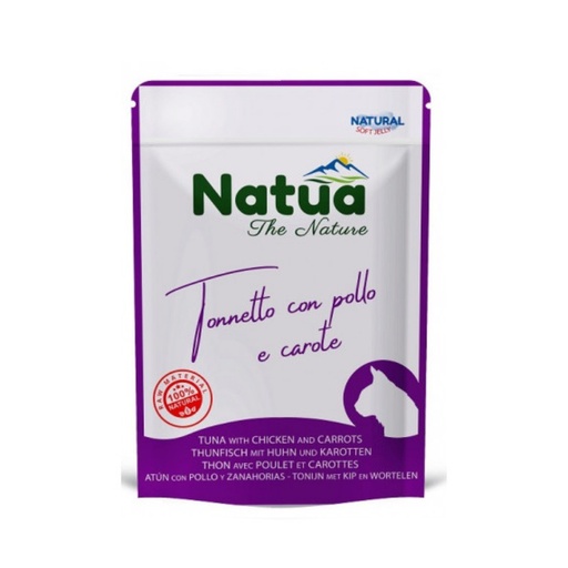 Natua Gato Pouch 70 GR Atum, Frango & Cenoura