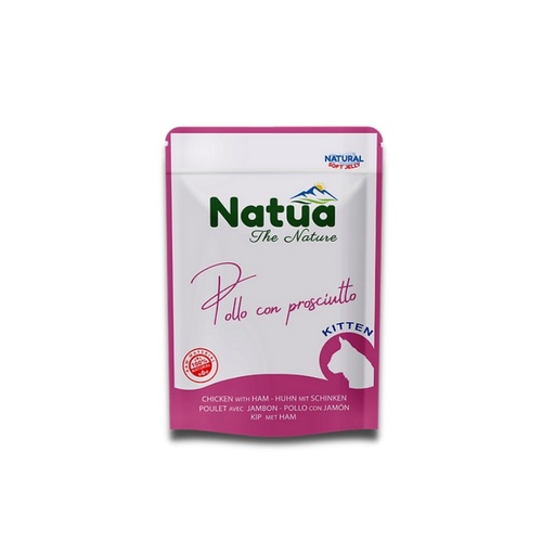 Natua Gato Pouch 70 GR Frango &Presunto (Kitten)