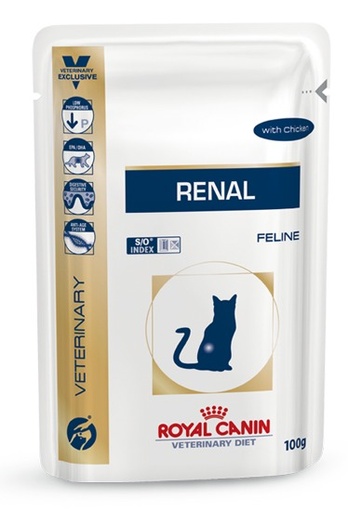 RC Renal (with beef - finas fatias em molho) Humido Gato 85 gr