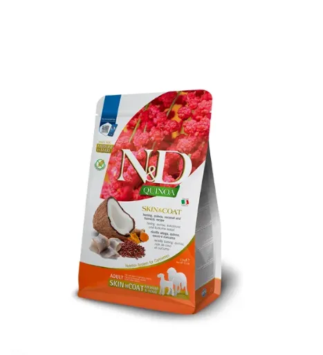 N&D Quinoa Dog Skin&Coat Herring Adult Med/Max 2,5Kg