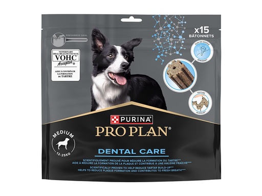PRO PLAN Medium Dog DentalCare Snacks 345g