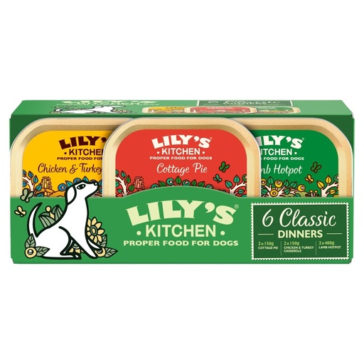 LILY'S KITCHEN Multipack Classic Dinner Húmido (SingleServe) 6x150g