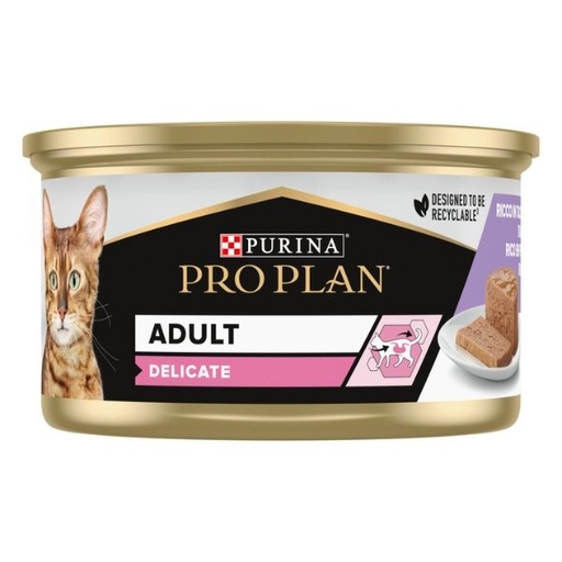PRO PLAN Delicate Degestion Mousse Perú Húmido (SingleServe) 85g