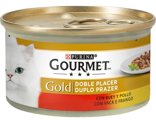 GOURMET GOLD Duplo Carne de Vaca Húmido (SingleServe) 85g