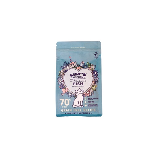 LILY'S KITCHEN Peixe Branco com Salmão Seco 4x800g