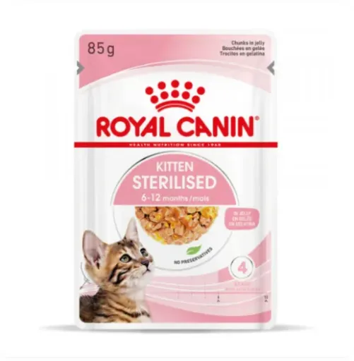 RC Kitten Sterilised (geleia) Humido Gato 85 gr