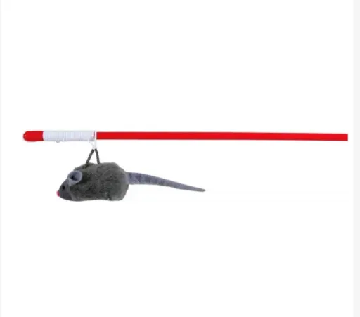 Trixie Bastao "Squeaky" com Rato com Som - 47 cm