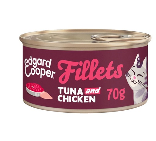 CAT E FILLETS TUNA/CHICKEN 0.070 KG
