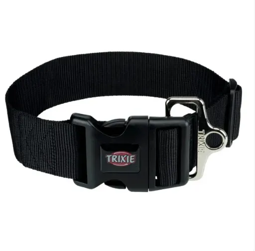Trixie Coleira "Premium" (M-l) 40-60 cm / 50 mm (Preto)